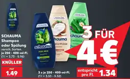 Kaufland SCHAUMA Shampoo oder Spülung Angebot