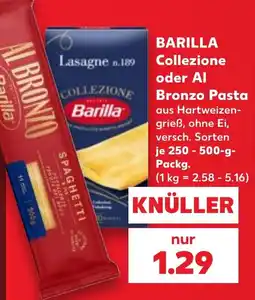 Kaufland BARILLA Al Bronzo Pasta Angebot