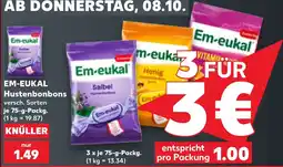 Kaufland Em-eukal Hustenbonbons Angebot