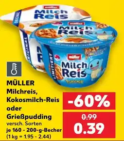 Kaufland MÜLLER Milchreis Angebot