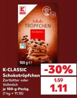 Kaufland K-CLASSIC Schokotröpfchen Angebot