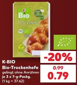 Kaufland K-BIO Bio-Trockenhefe Angebot
