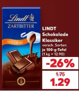 Kaufland Lindt Schokolade Klassiker Angebot