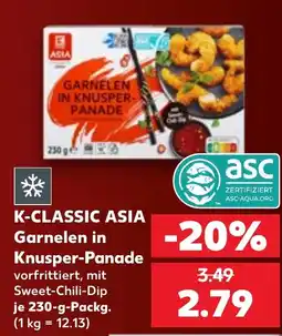 Kaufland K-CLASSIC ASIA Garnelen in Knusper-Panade Angebot