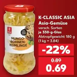 Kaufland K-CLASSIC ASIA Asia-Gemüse Angebot