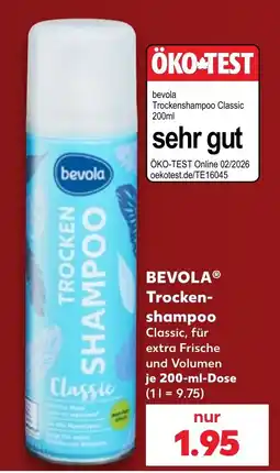 Kaufland BEVOLA Trocken-shampoo Classic Angebot