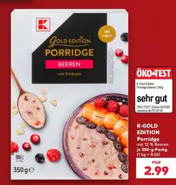 Kaufland K-Gold Edition Porridge Beeren Angebot