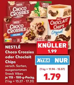 Kaufland Nestlé Choco Crossies oder Choclaits Chips Angebot