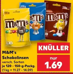 Kaufland M&M's Schokolinsen Angebot