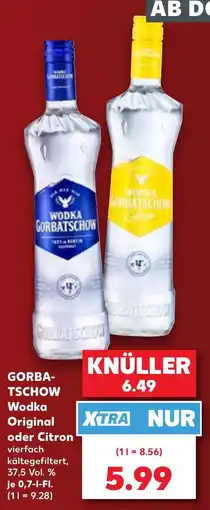Kaufland Gorbatcschow Wodka Original oder Citron Angebot
