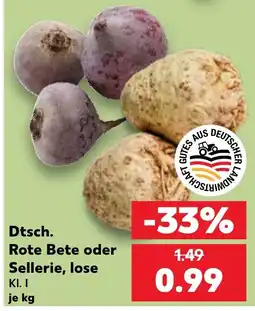 Kaufland Dtsch. Rote Bete oder Sellerie Angebot
