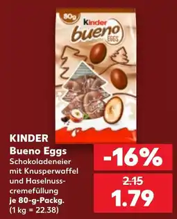 Kaufland Kinder Bueno Eggs Angebot