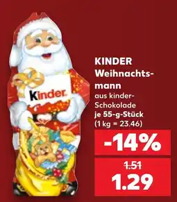 Kaufland Kinder Weihnachtsmann Angebot