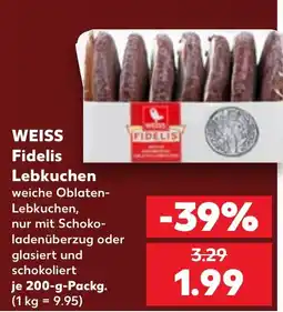 Kaufland WEISS Fidelis Lebkuchen Angebot