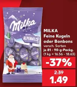 Kaufland Milka Feine Kugeln oder Bonbons Angebot