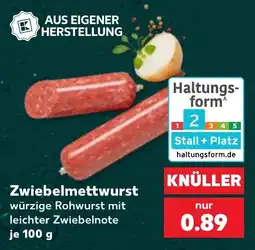 Kaufland KNÜLLER Zwiebelmettwurst Angebot