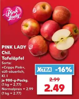 Kaufland Pink Lady Chil. Tafeläpfel Angebot