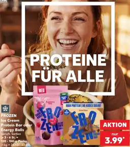 Kaufland FROZEN Ice Cream Protein Bar oder Energy Balls Angebot