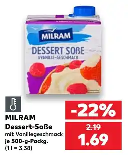 Kaufland MILRAM Dessert-Soße Angebot