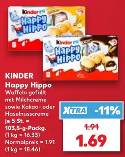 Kaufland Kinder Happy Hippo Angebot