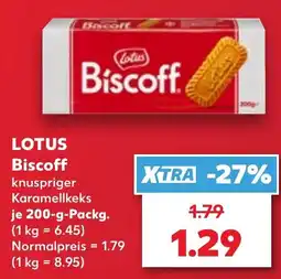 Kaufland LOTUS Biscoff knuspriger Karamellkeks Angebot