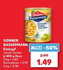 Kaufland SONNEN BASSERMANN Eintopf Angebot