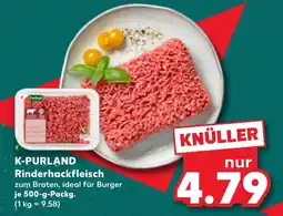 Kaufland K-PURLAND Rinderhackfleisch Angebot