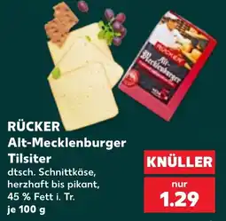 Kaufland RÜCKER Alt-Mecklenburger Tilsiter Angebot