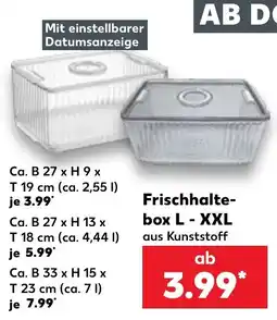 Kaufland Frischhaltebox L - XXL Angebot