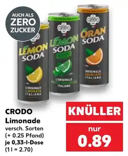 Kaufland CRODO Limonade Angebot