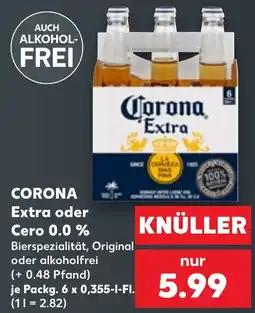 Kaufland Corona Extra oder Cero 0.0 % Angebot