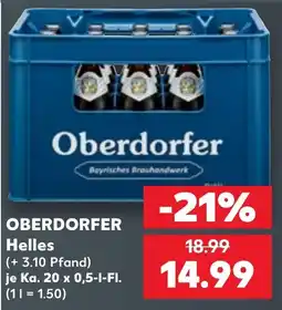 Kaufland Oberdorfer Helles Angebot