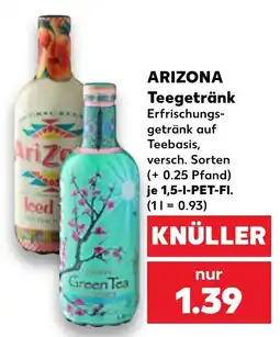 Kaufland ARIZONA Teegetränk Angebot