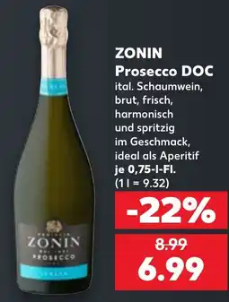 Kaufland ZONIN Prosecco DOC Angebot