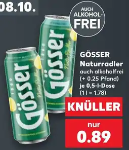 Kaufland Gösser Naturradler Angebot