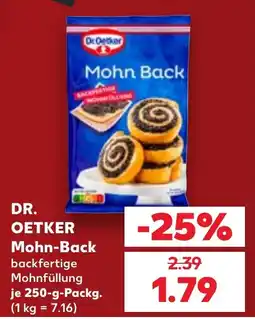 Kaufland DR. OETKER Mohn-Back Angebot