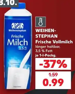 Kaufland WEIHENSTEPHAN Frische Vollmilch Angebot