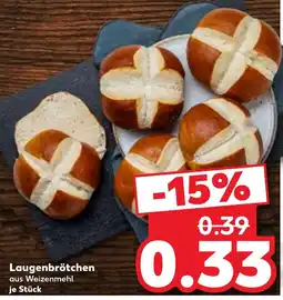 Kaufland Laugenbrötchen aus Weizenmehl Angebot