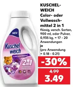 Kaufland Kuschel weich Colorwaschmittel Angebot