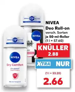 Kaufland NIVEA Deo Roll-on Angebot