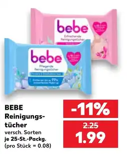 Kaufland BEBE Reinigungstücher Angebot