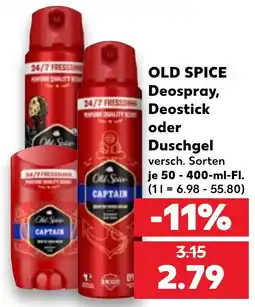 Kaufland OLD SPICE Deospray, Deostick oder Duschgel Angebot