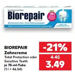 Kaufland Biorepair Zahncreme Angebot