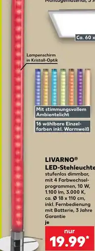 Kaufland LIVARNO® LED-Stehleuchte Angebot