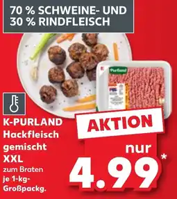 Kaufland K-PURLAND Hackfleisch gemischt XXL Angebot
