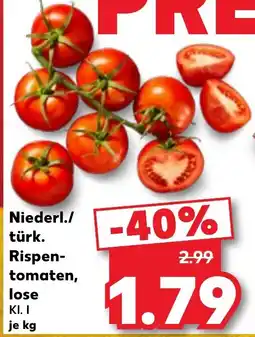 Kaufland Niederl./türk. Rispen-tomaten Angebot