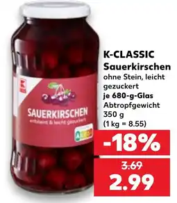 Kaufland K-CLASSIC Sauerkirschen Angebot