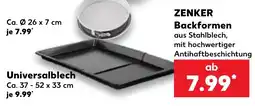 Kaufland ZENKER Backformen Angebot