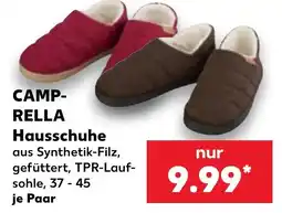 Kaufland CAMP-RELLA Hausschuhe Angebot