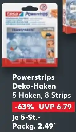 Kaufland Tesa Powerstrips Deko-Haken Angebot